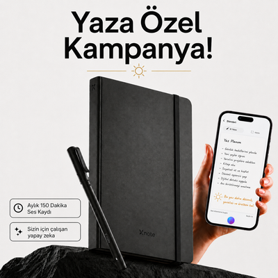 XNote Akıllı Defter Kalem Seti - Yaza Özel Kampanya